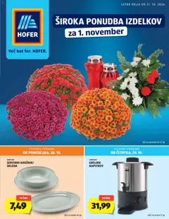 Hofer SI katalog od 21.10.2026