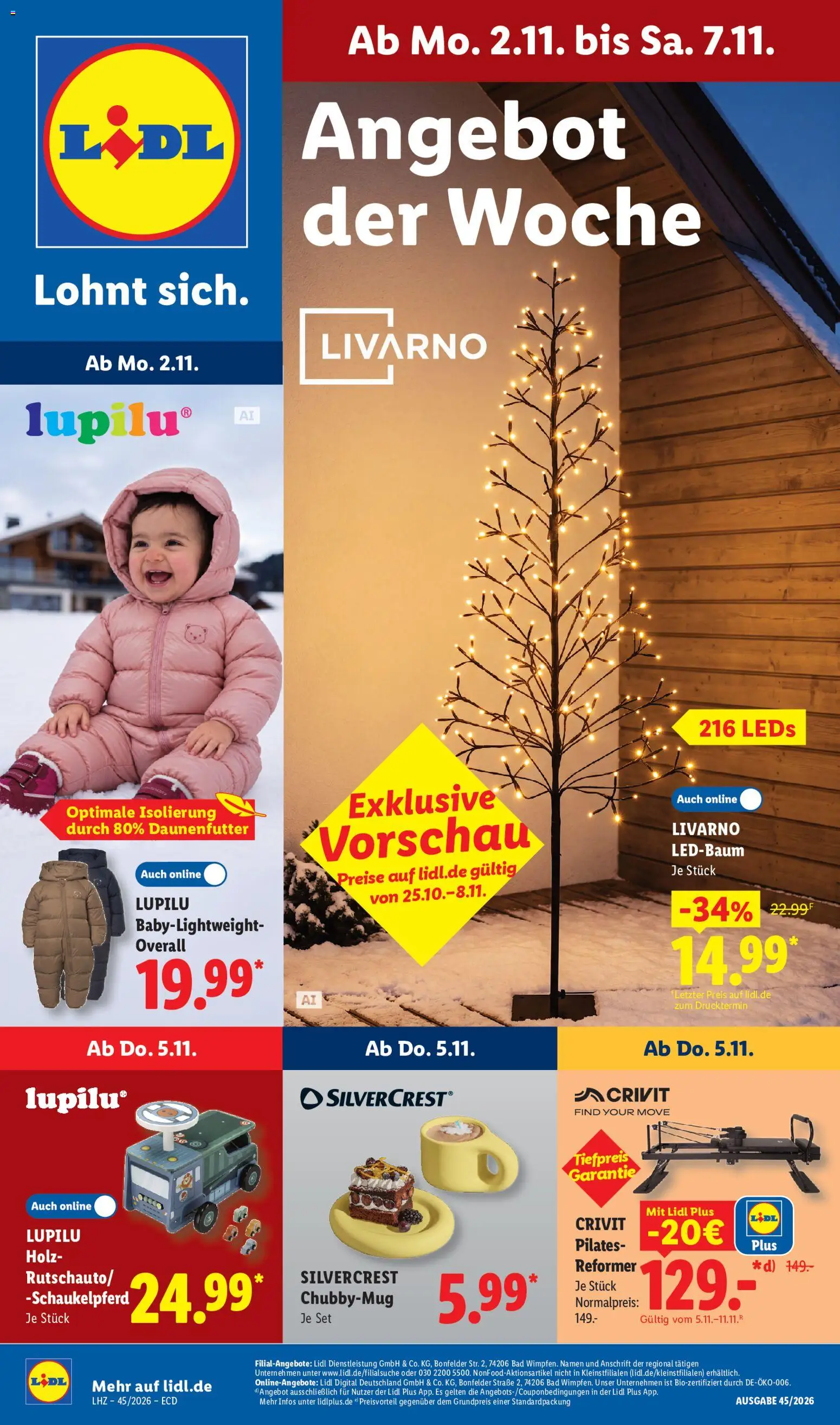 Lidl Prospekt - Seite 1 - gültig ab 02.11.2026