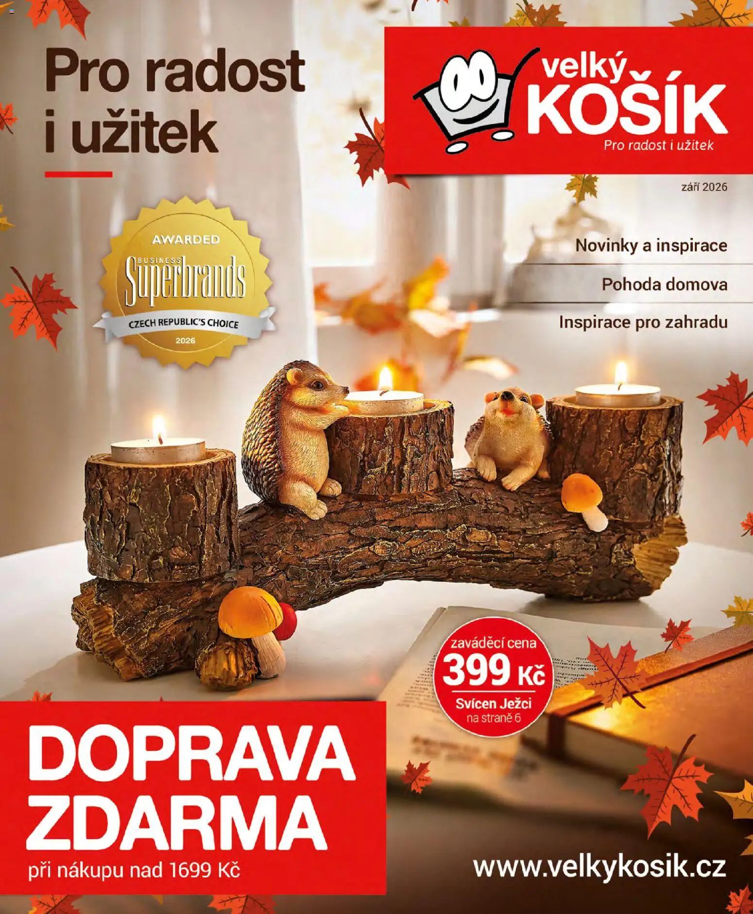 Velký Košík leták - strana 1- platný od 21.09.2026