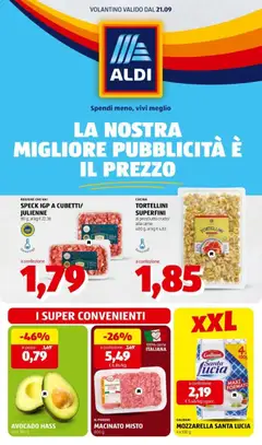 Anteprima Aldi volantino valida dal 21/09/2026
