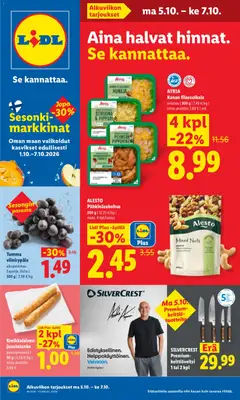 Esikatselu Lidl tarjoukset voimassa alkaen 05/10/2026