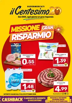 Anteprima Il Centesimo volantino valida dal 13/10/2026