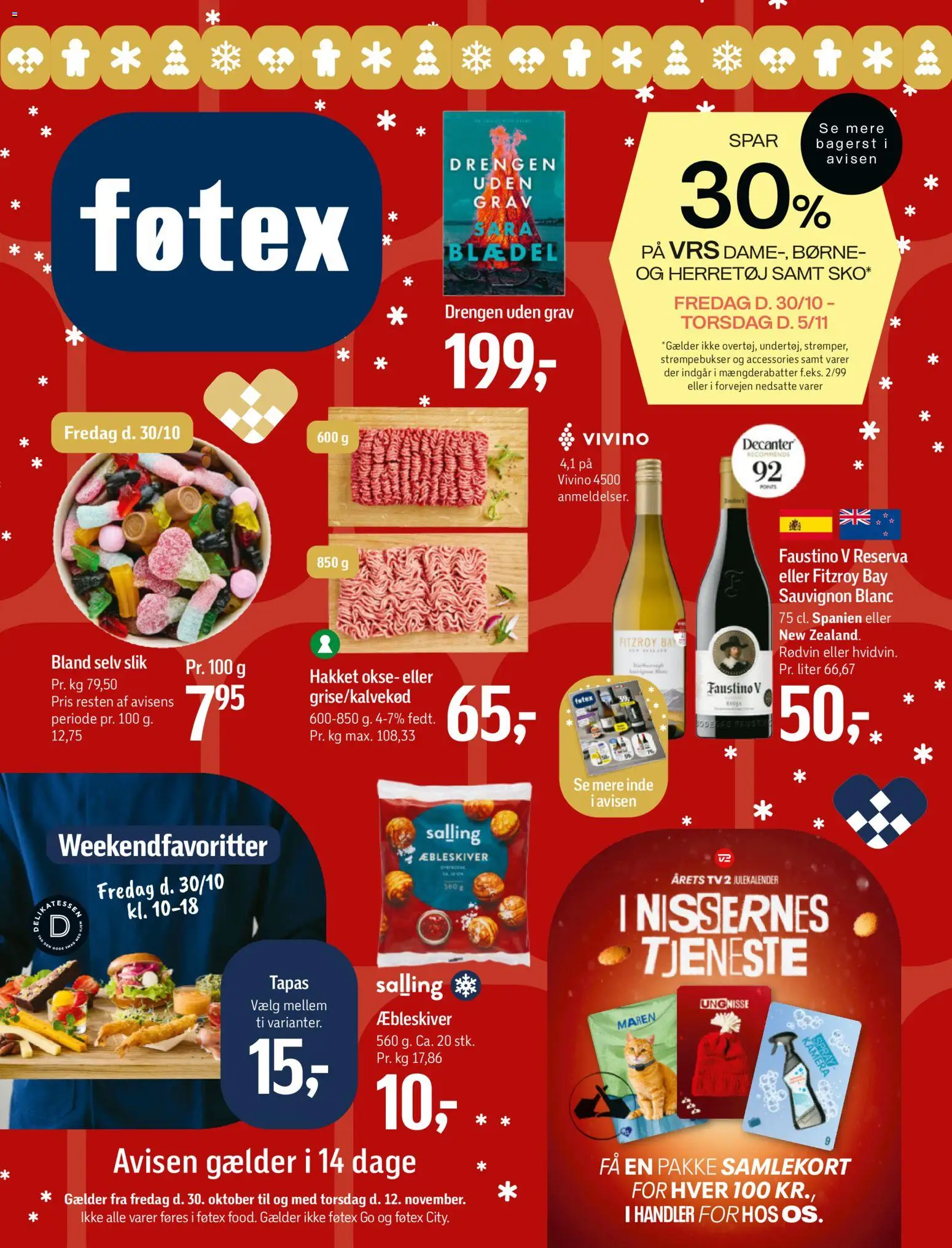 Føtex -Tilbudsavis uge 44-45 - side 1- gyldig fra 30/10/2026