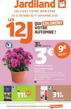 Aperçu Jardiland catalogue valable à partir du 21/10/2026