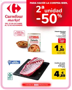 Vista previa del folleto Carrefour Market folleto válido desde 27/10/2026