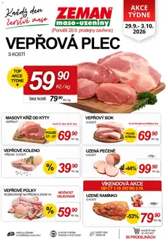 Náhled Prodejny Zeman leták platný od 29.09.2026