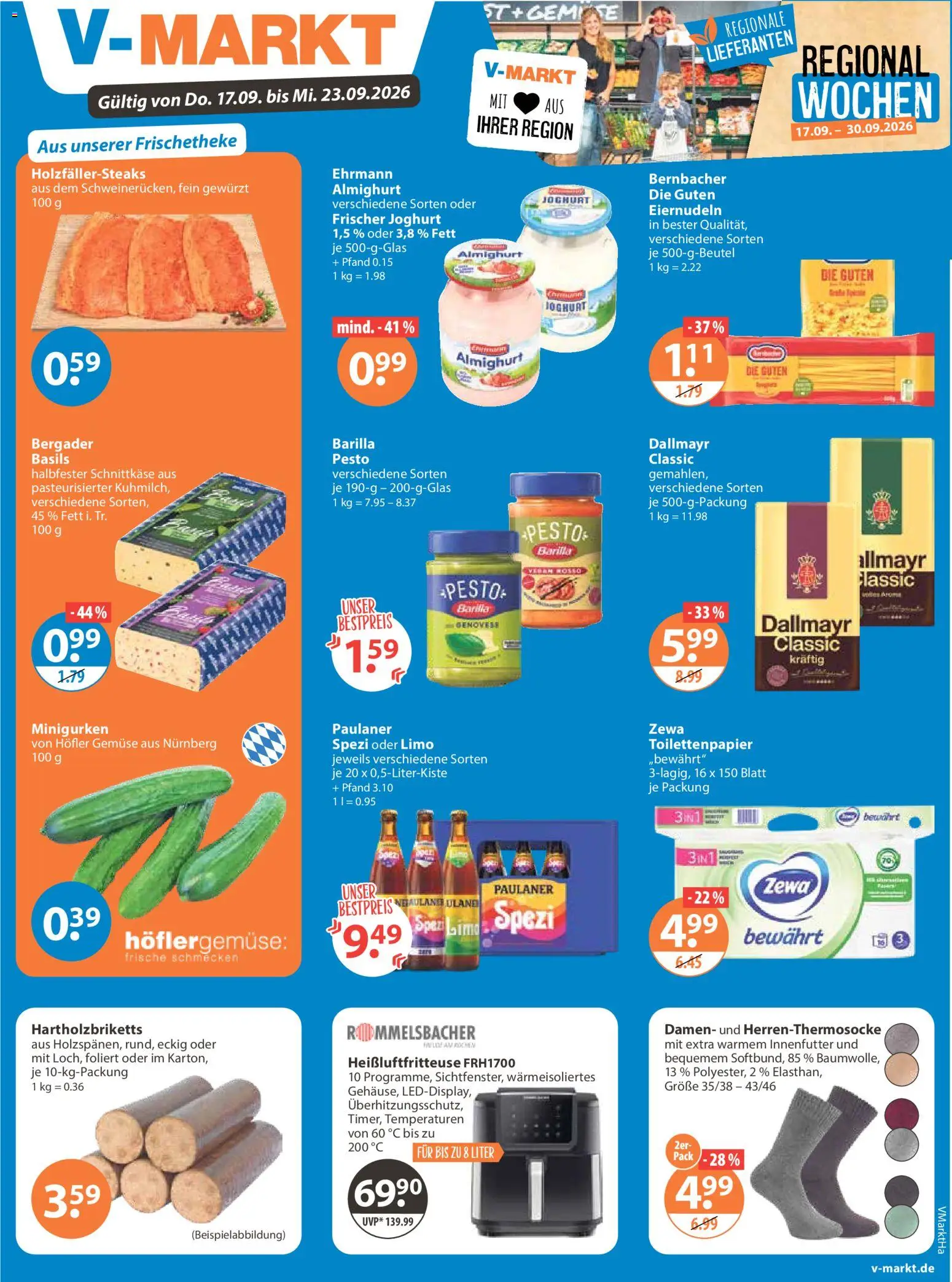 V-Markt Angebote - Seite 1 - gültig ab 17.09.2026