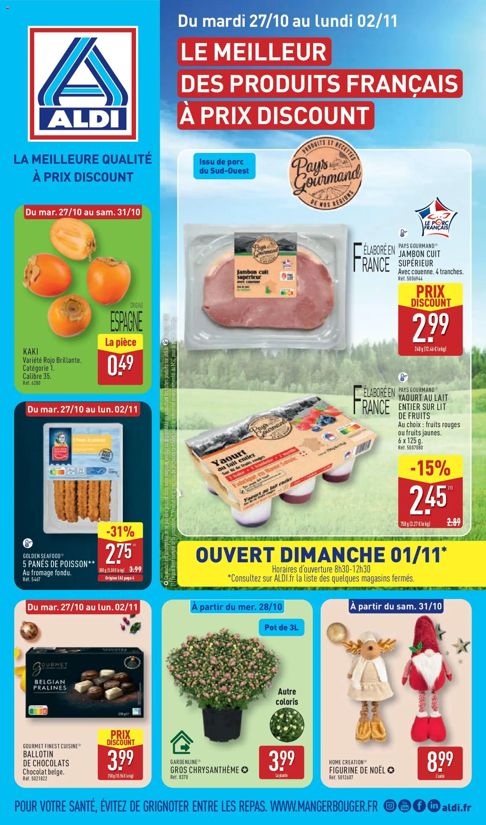 Aldi catalogue - page 1 - valable à partir du 27/10/2026