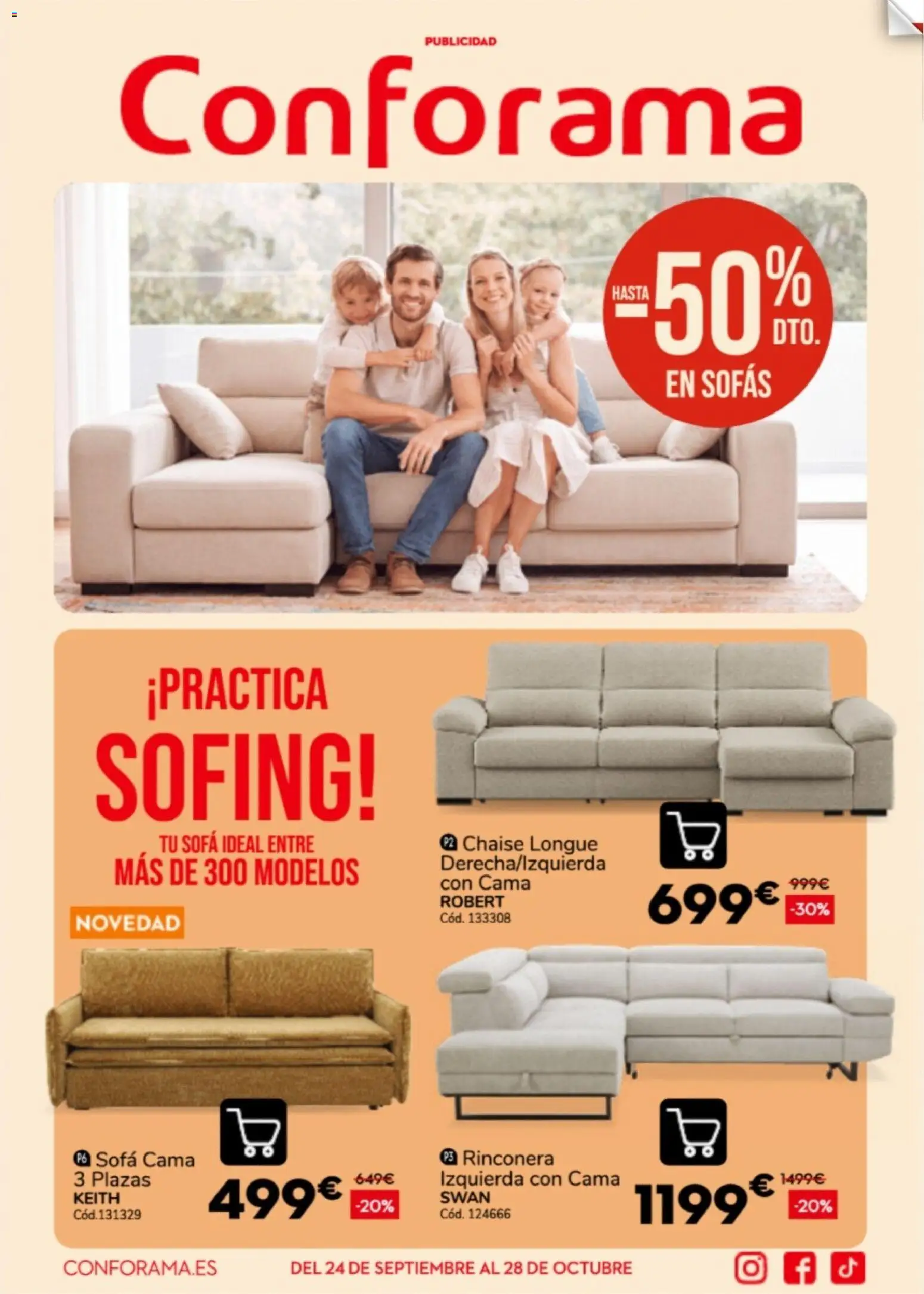 Conforama Folleto - Página de 1 - Válido desde 24/09/2026