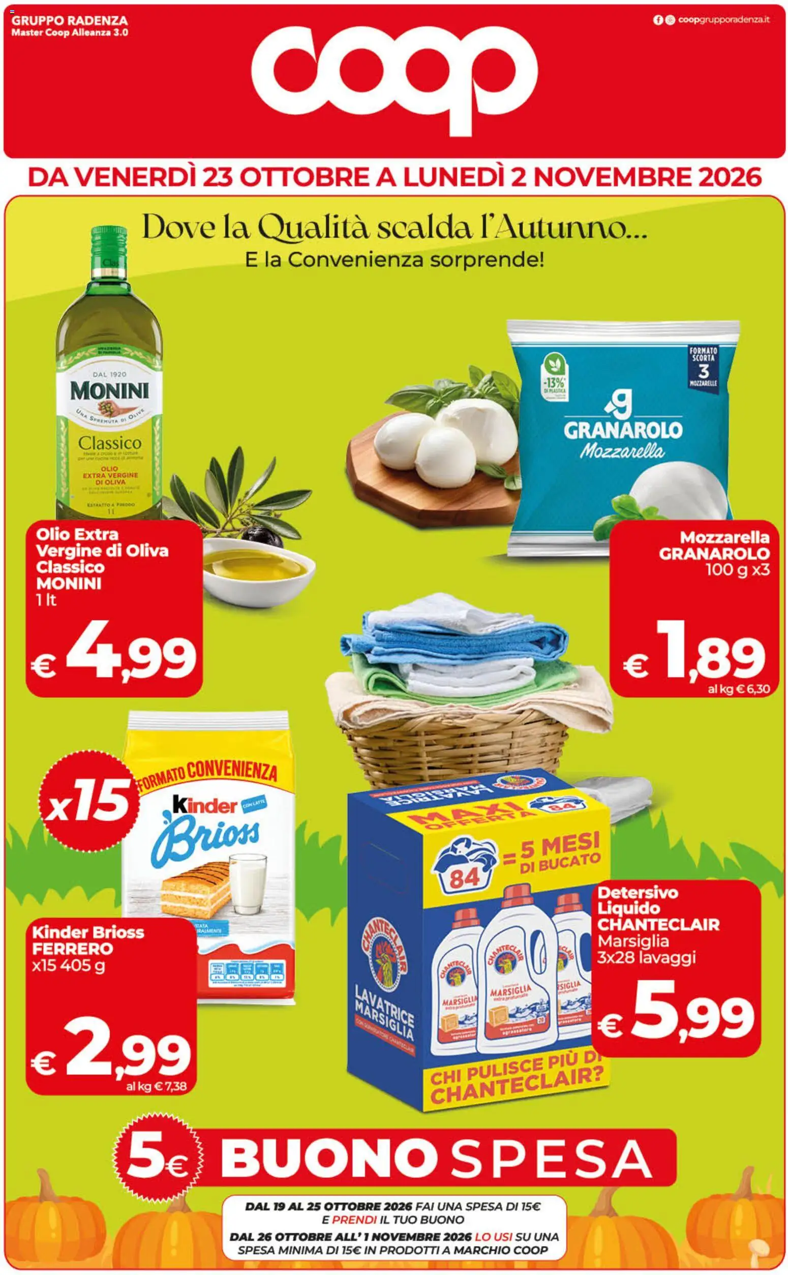 COOP volantino - pagina 1 - valido dal 23/10/2026