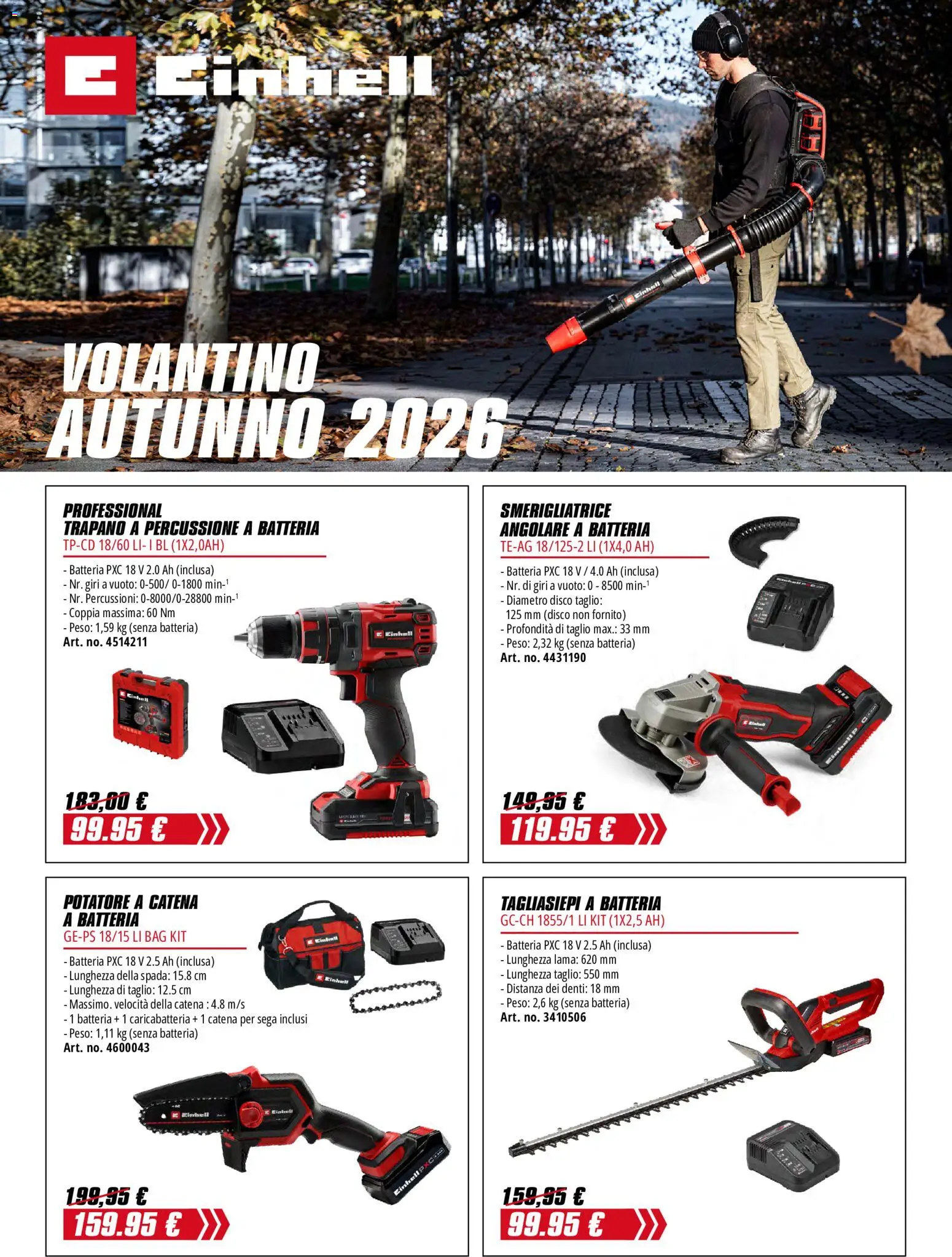 Einhell volantino - pagina 1 - valido dal 01/10/2026