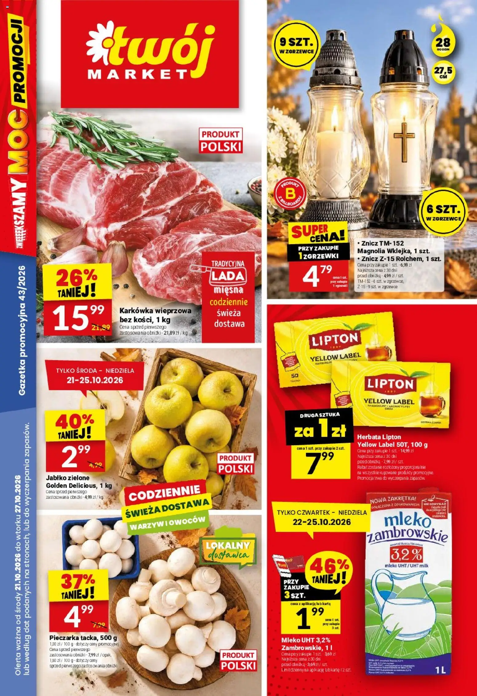Twój Market gazetka - strona 1- ważny od 21.10.2026