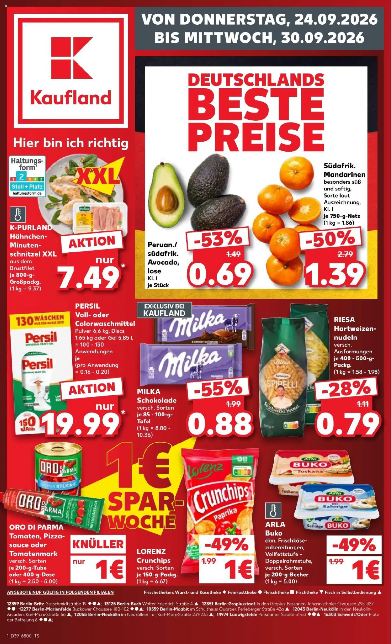 Kaufland Prospekt - Seite 1 - gültig ab 24.09.2026