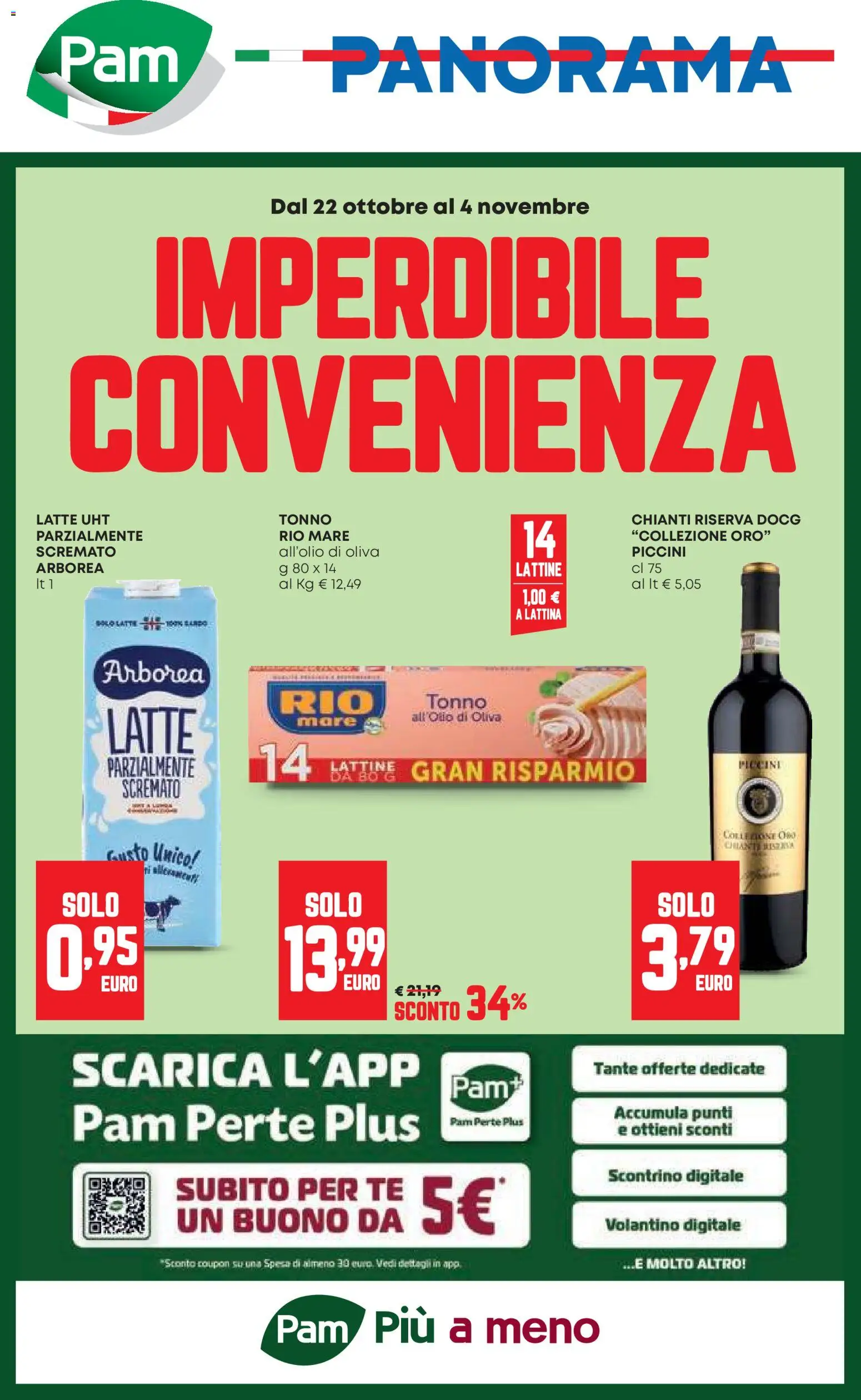Panorama volantino - pagina 1 - valido dal 22/10/2026