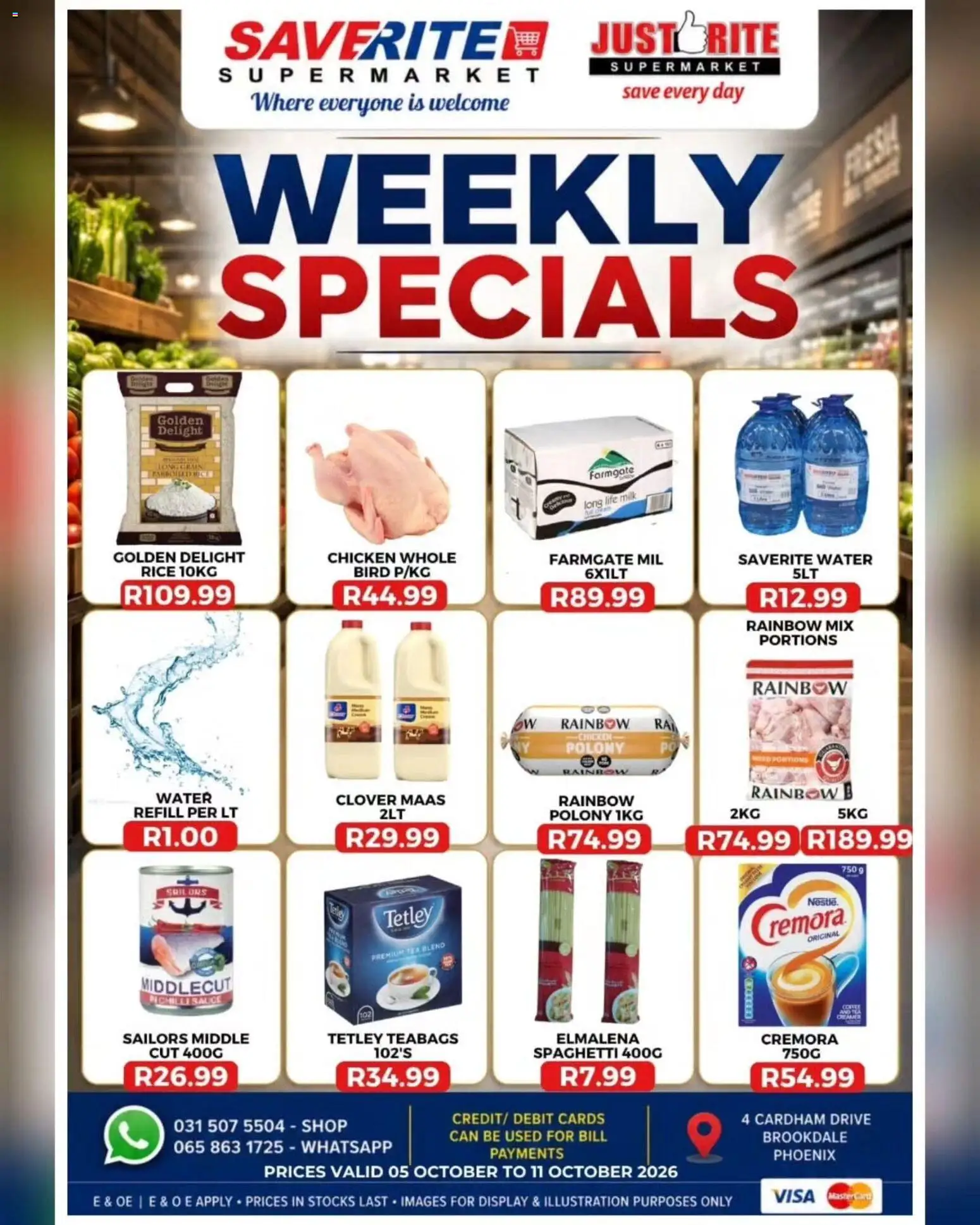 Saverite Specials - page 1- valid from 05/10/2026
