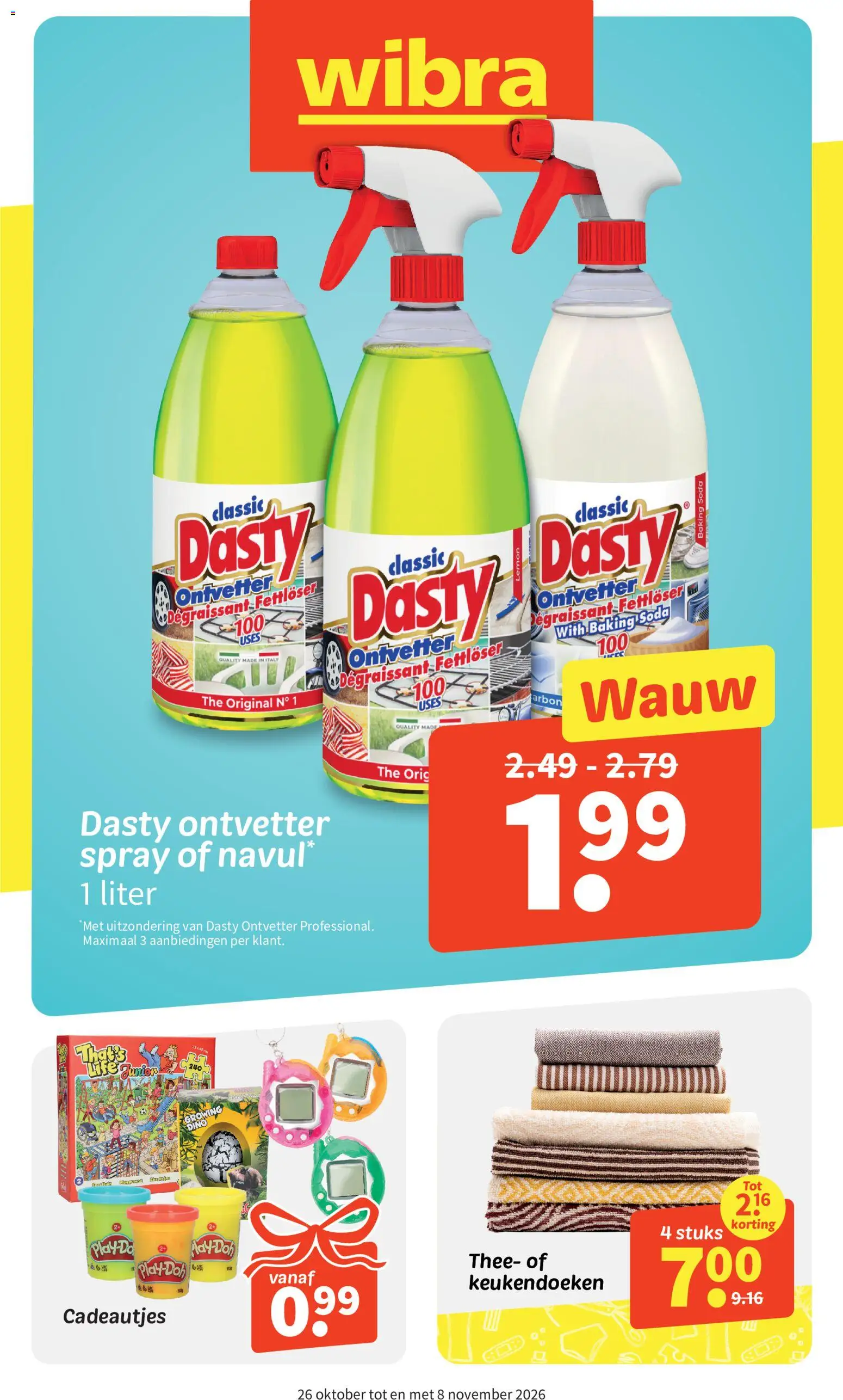 Wibra folder - pagina 1- geldig vanaf 26/10/2026