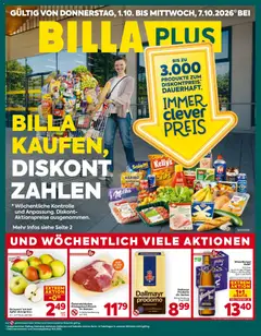Vorschau Billa Plus Flugblatt gültig ab 01.10.2026