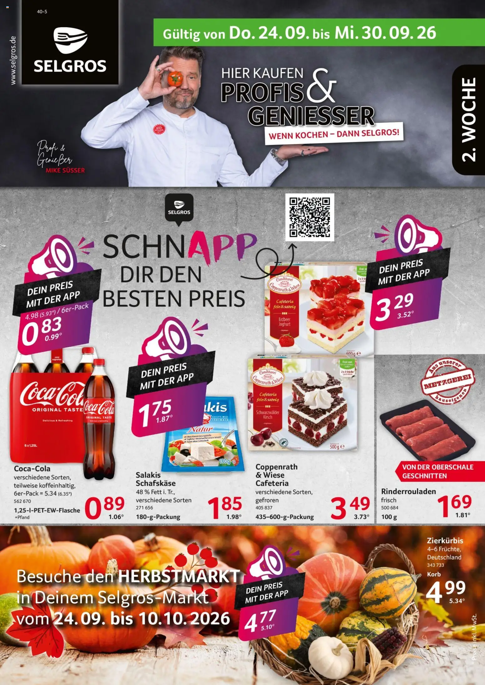 Selgros Prospekt - Seite 1 - gültig ab 24.09.2026