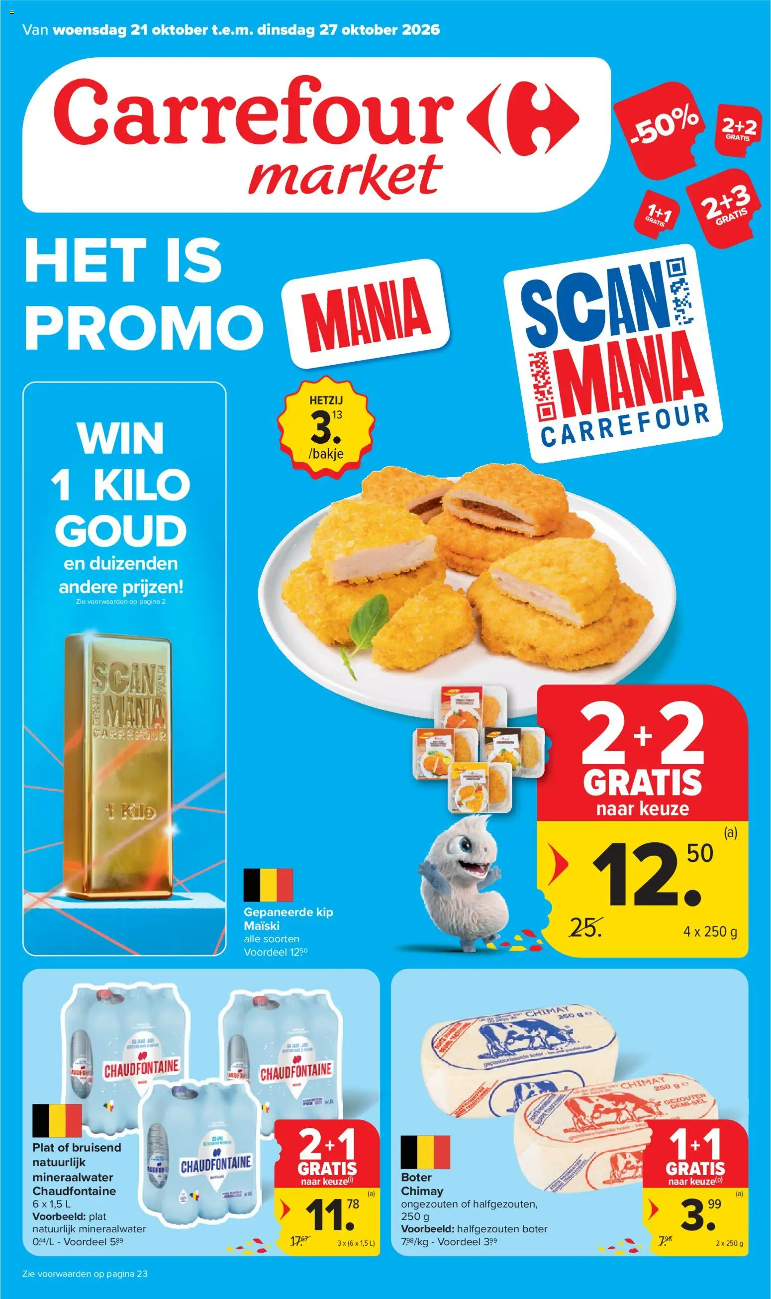Carrefour market folder - pagina 1- geldig vanaf 21/10/2026