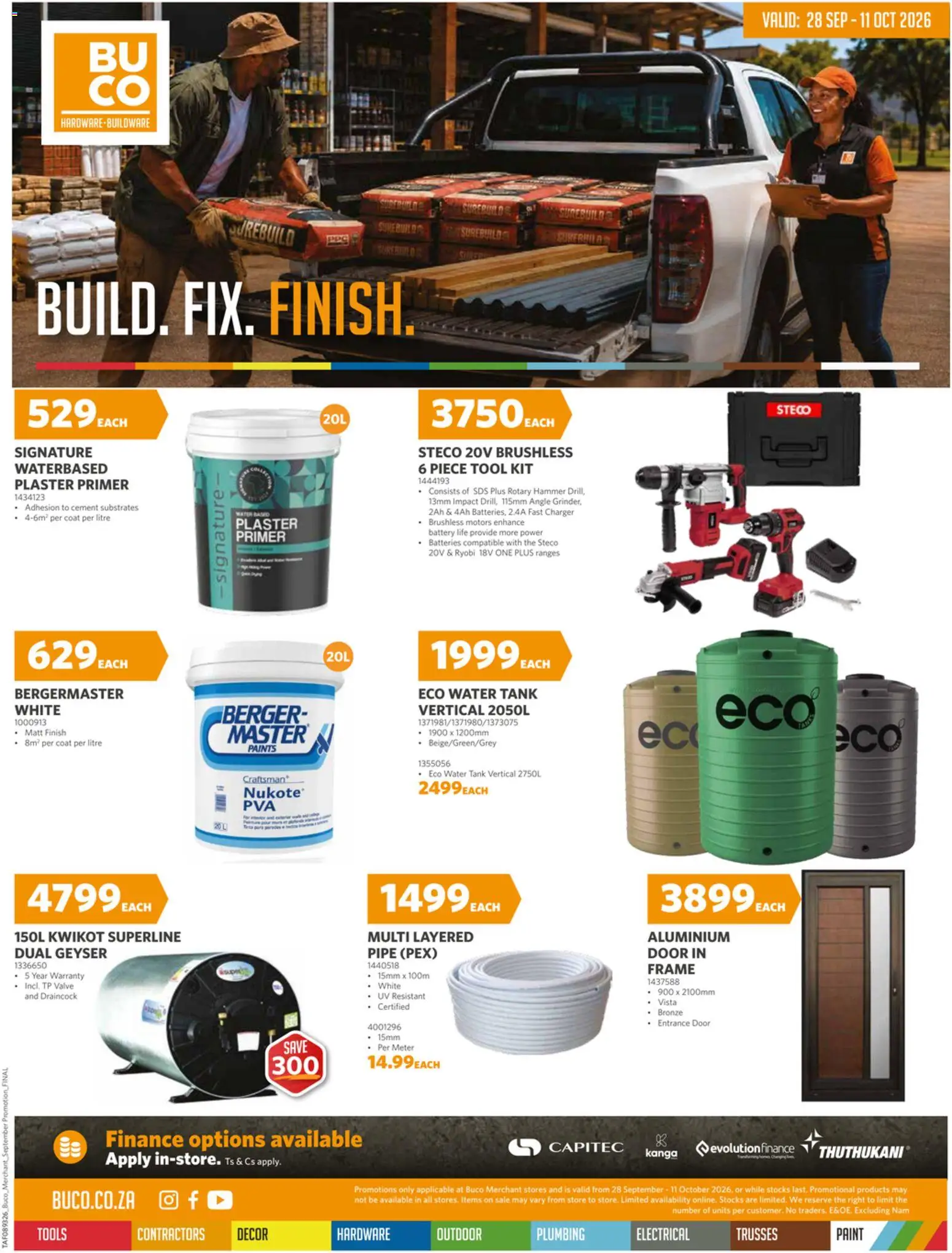 BUCO Specials - page 1- valid from 28/09/2026