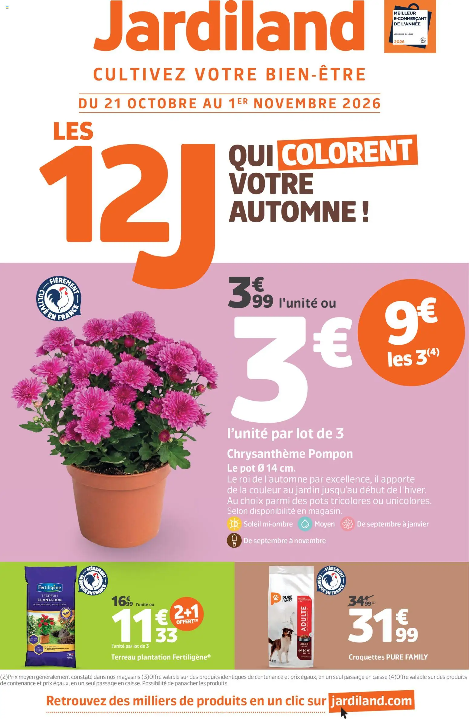 Jardiland catalogue - page 1 - valable à partir du 21/10/2026