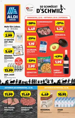 Vorschau Aldi aktionen gültig ab 22.10.2026