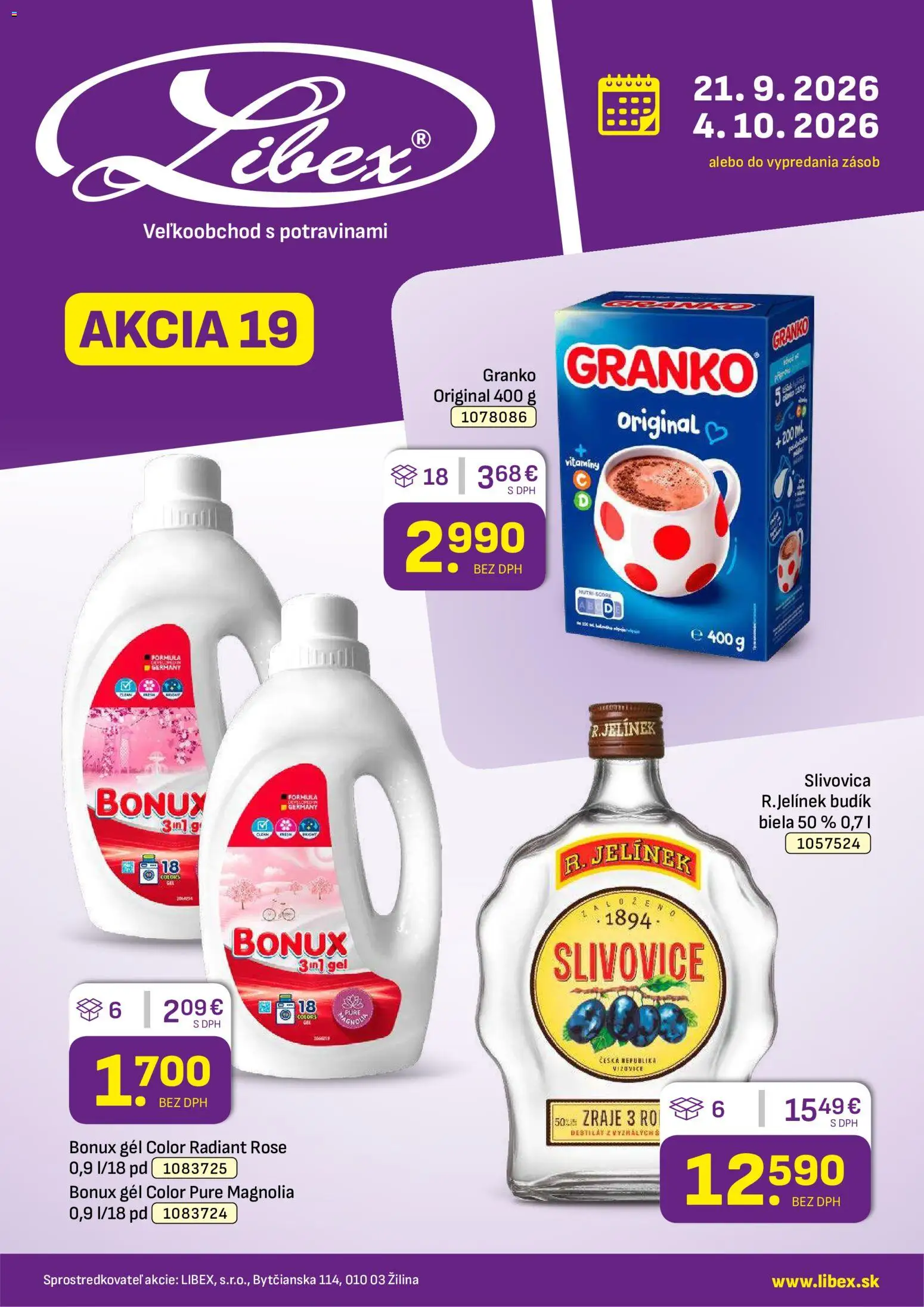 Libex leták - strana 1- platný od 21.09.2026