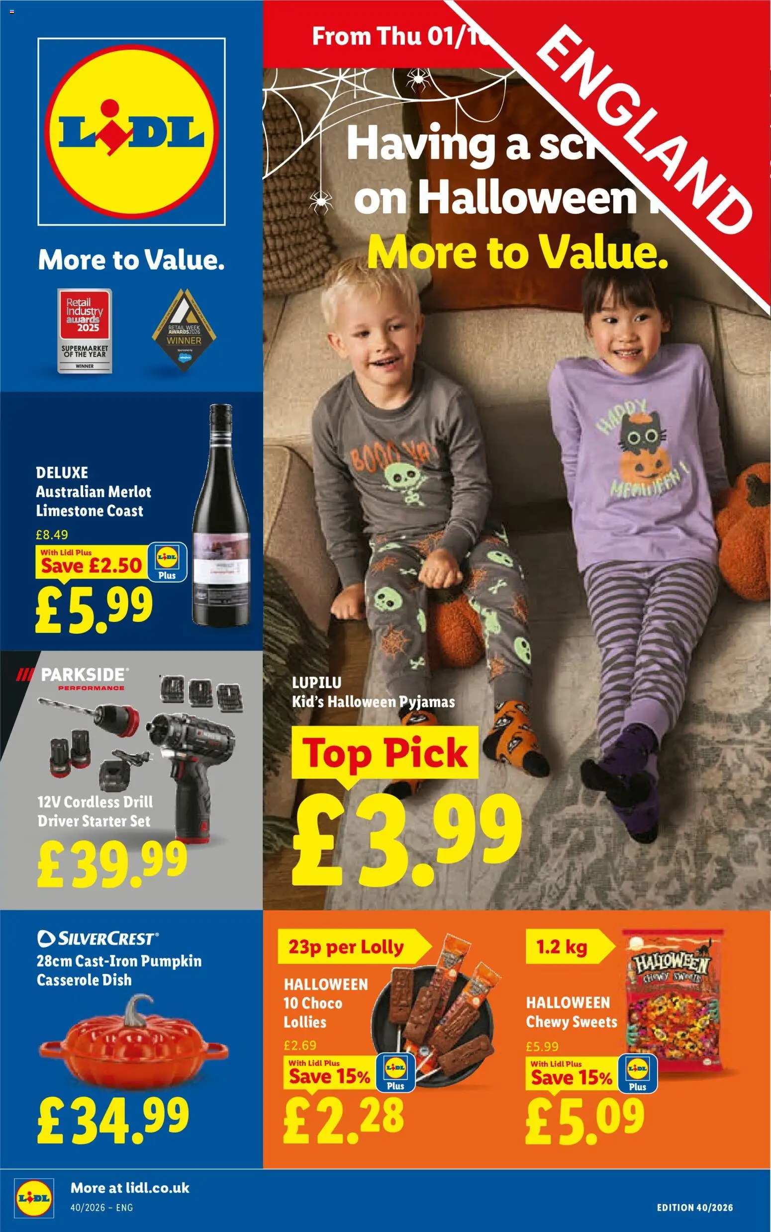 Weekly offers Lidl England - page 1- valid from 01/10/2026
