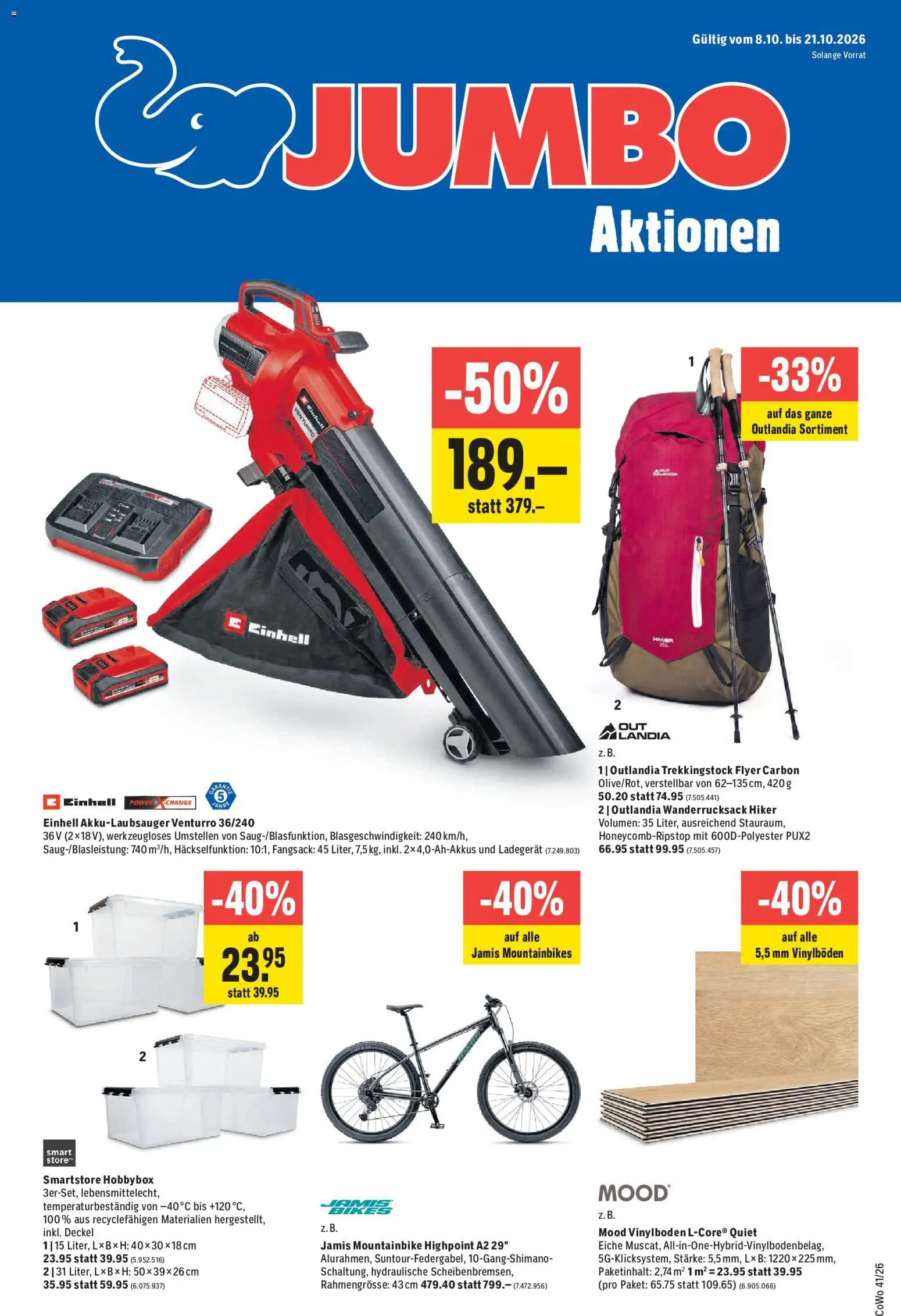 Jumbo aktionen - Seite 1- gültig ab 08.10.2026