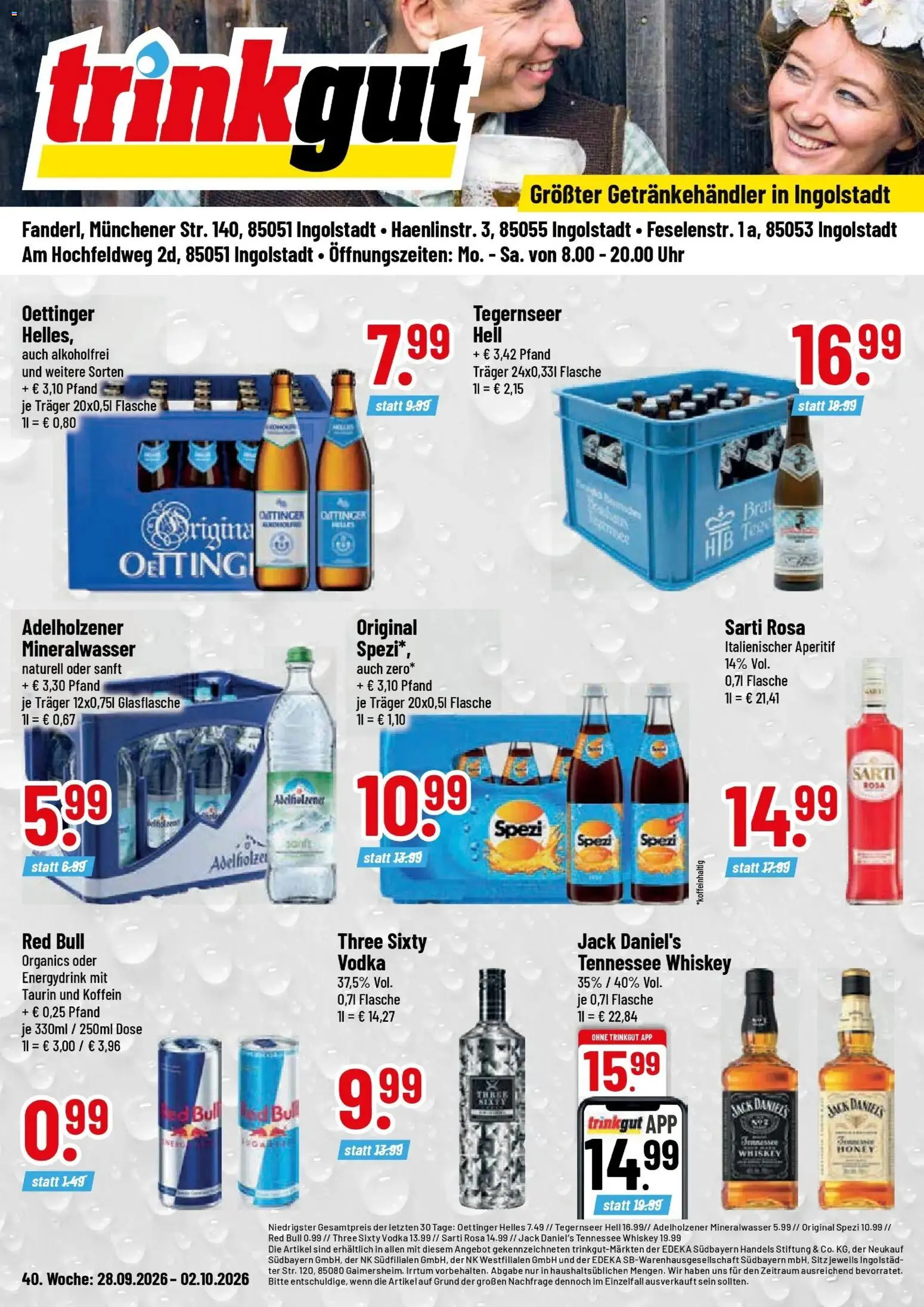 Trinkgut Prospekt - Seite 1 - gültig ab 28.09.2026