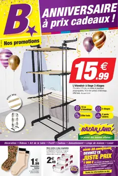 Aperçu Bazarland catalogue valable à partir du 02/09/2026