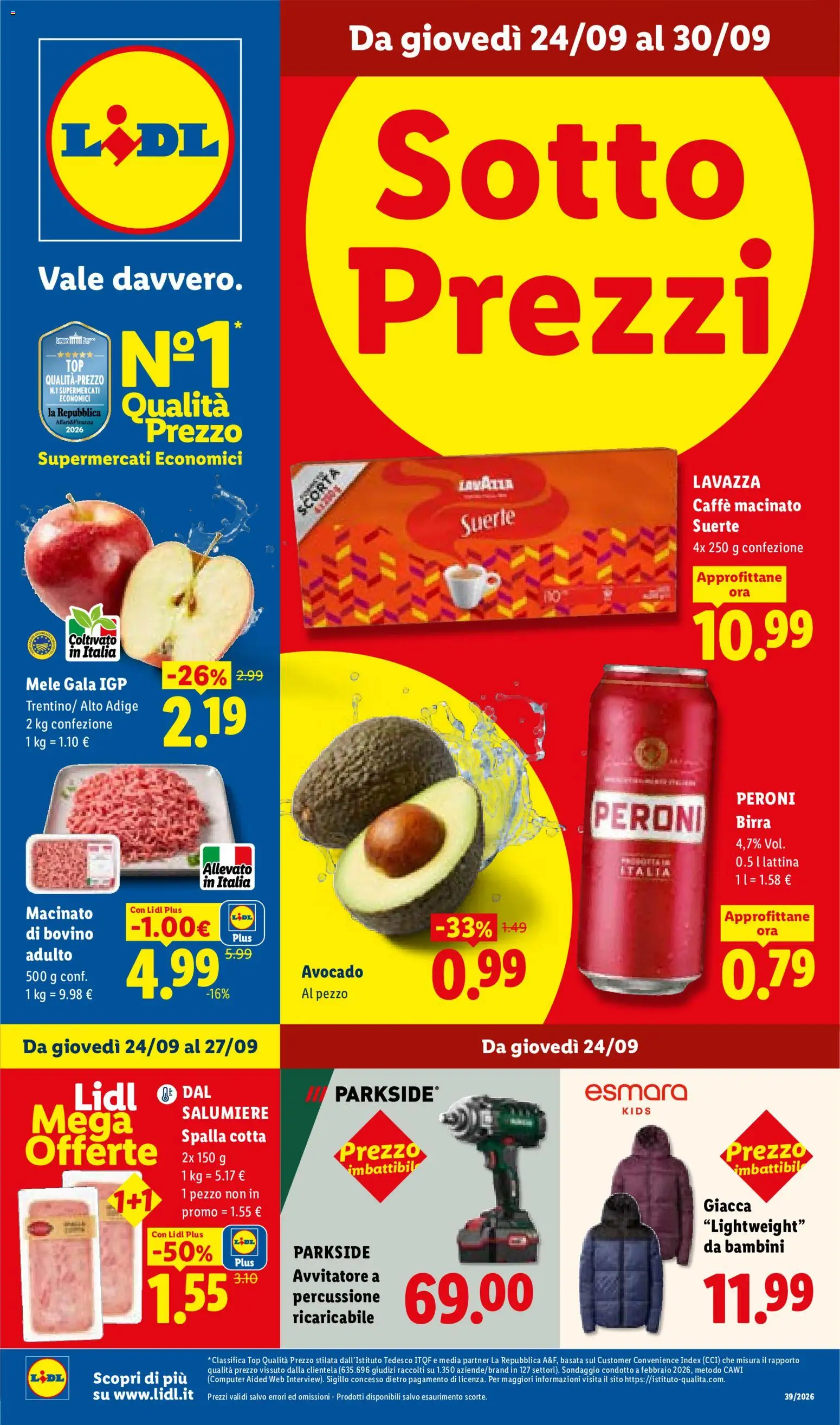 Lidl volantino - pagina 1 - valido dal 24/09/2026