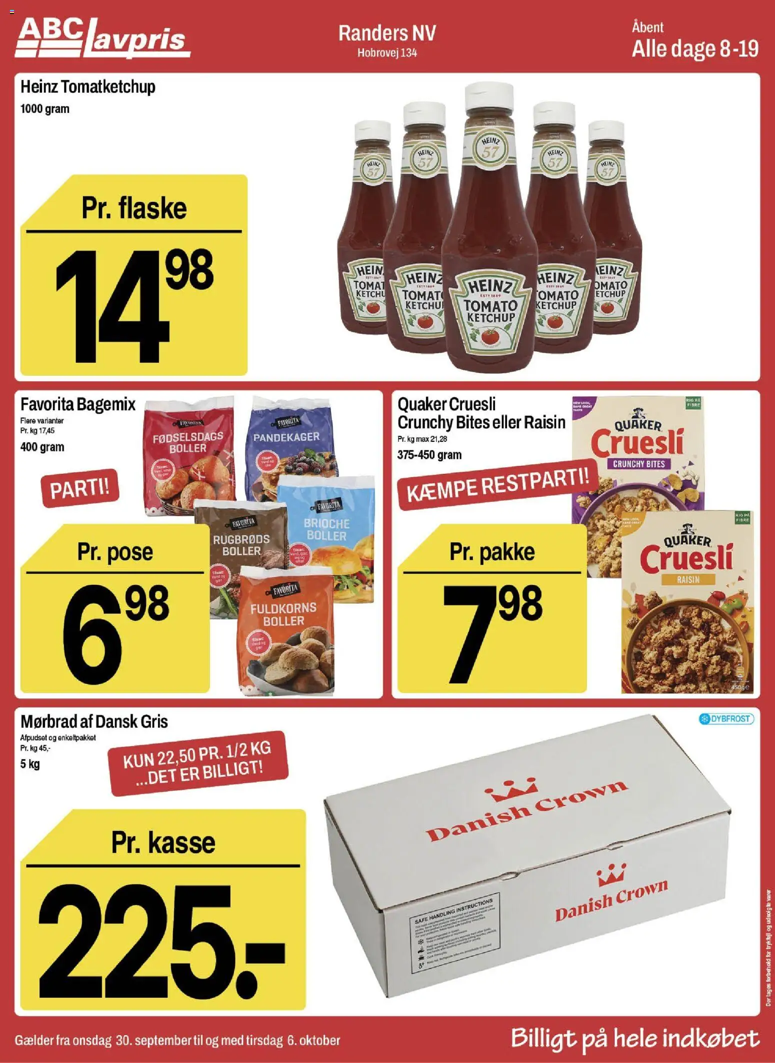 Abc Lavpris - Tilbudsavis uge 40 - side 1- gyldig fra 30/09/2026