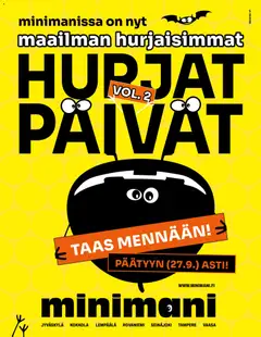 Esikatselu Minimani tarjoukset voimassa alkaen 23/09/2026