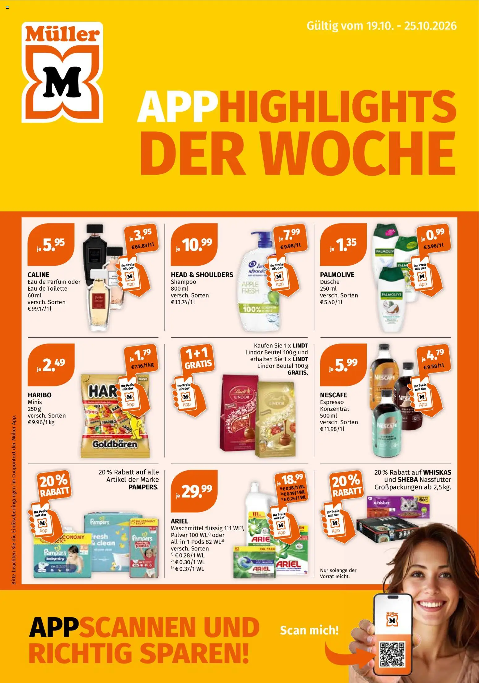 Müller Prospekt - Seite 1 - gültig ab 19.10.2026
