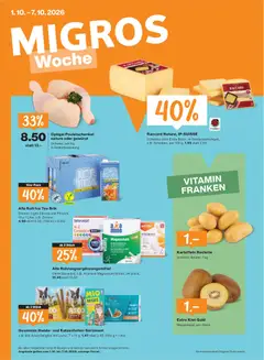 Vorschau Migros aktionen gültig ab 01.10.2026