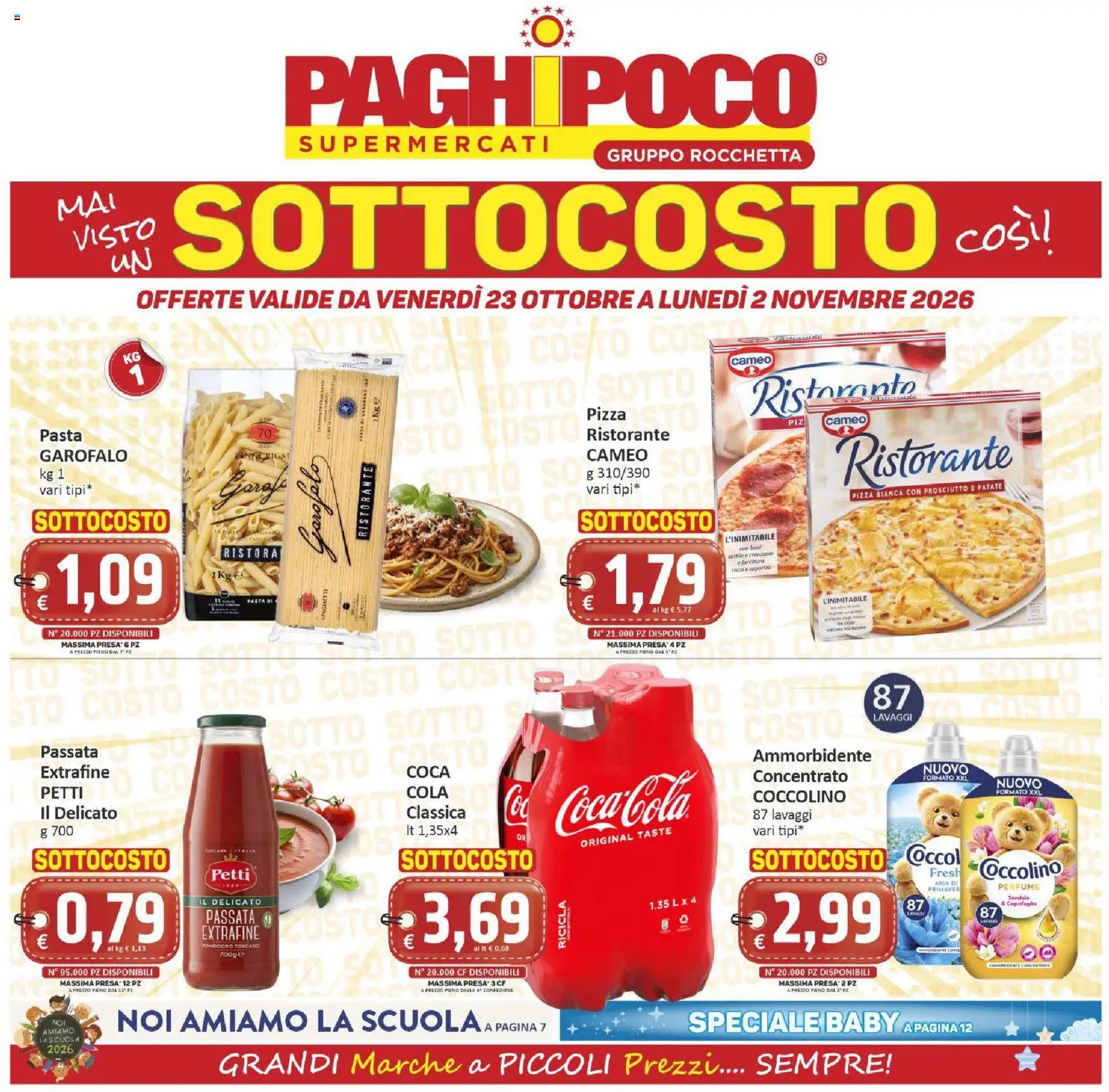 Paghi Poco volantino - pagina 1 - valido dal 23/10/2026