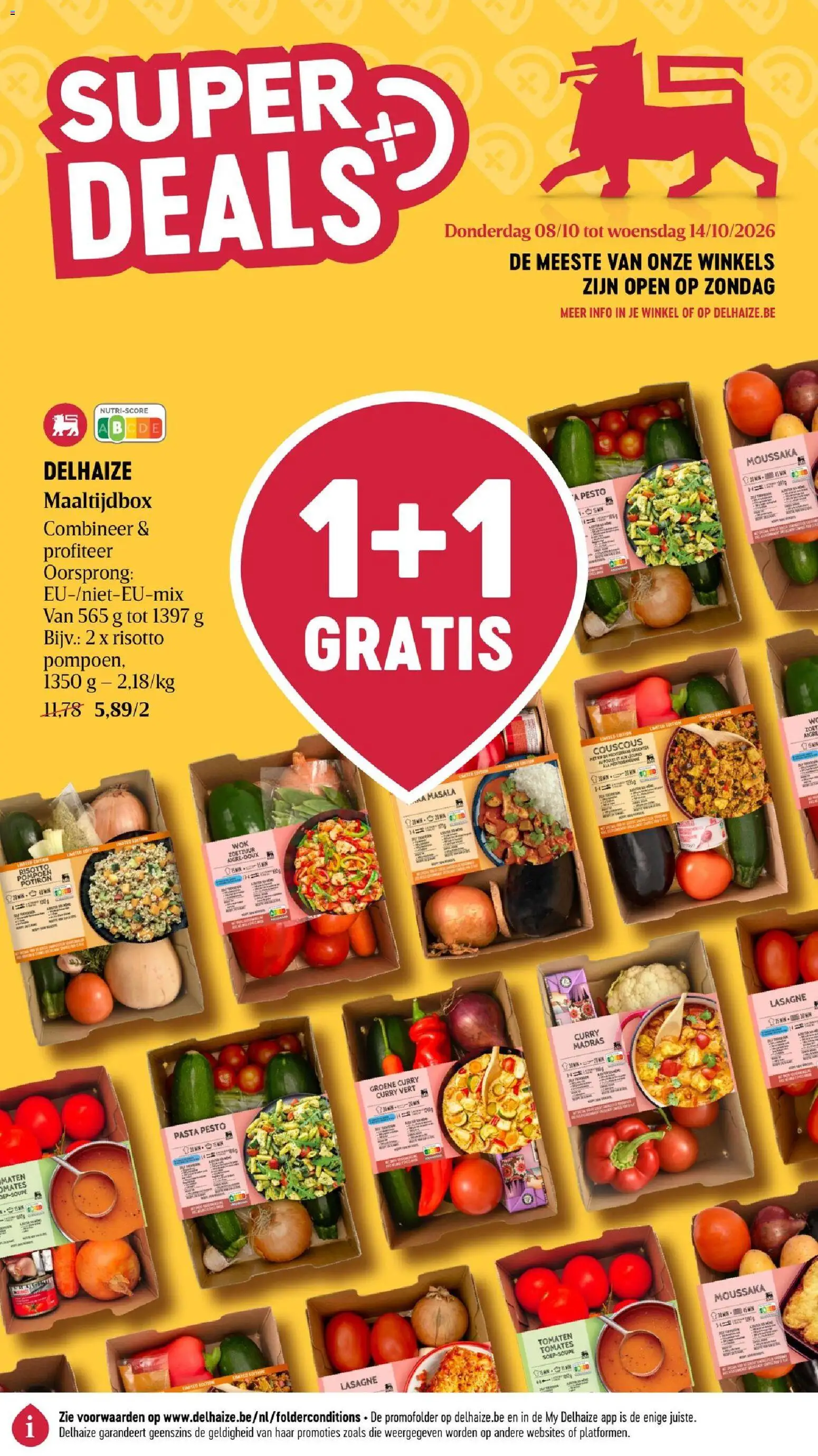 Delhaize folder - pagina 1- geldig vanaf 08/10/2026