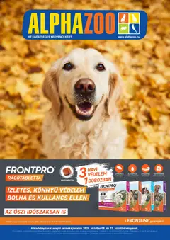Előnézet AlphaZoo akciós újság érvényes 2026.10.08.-tól