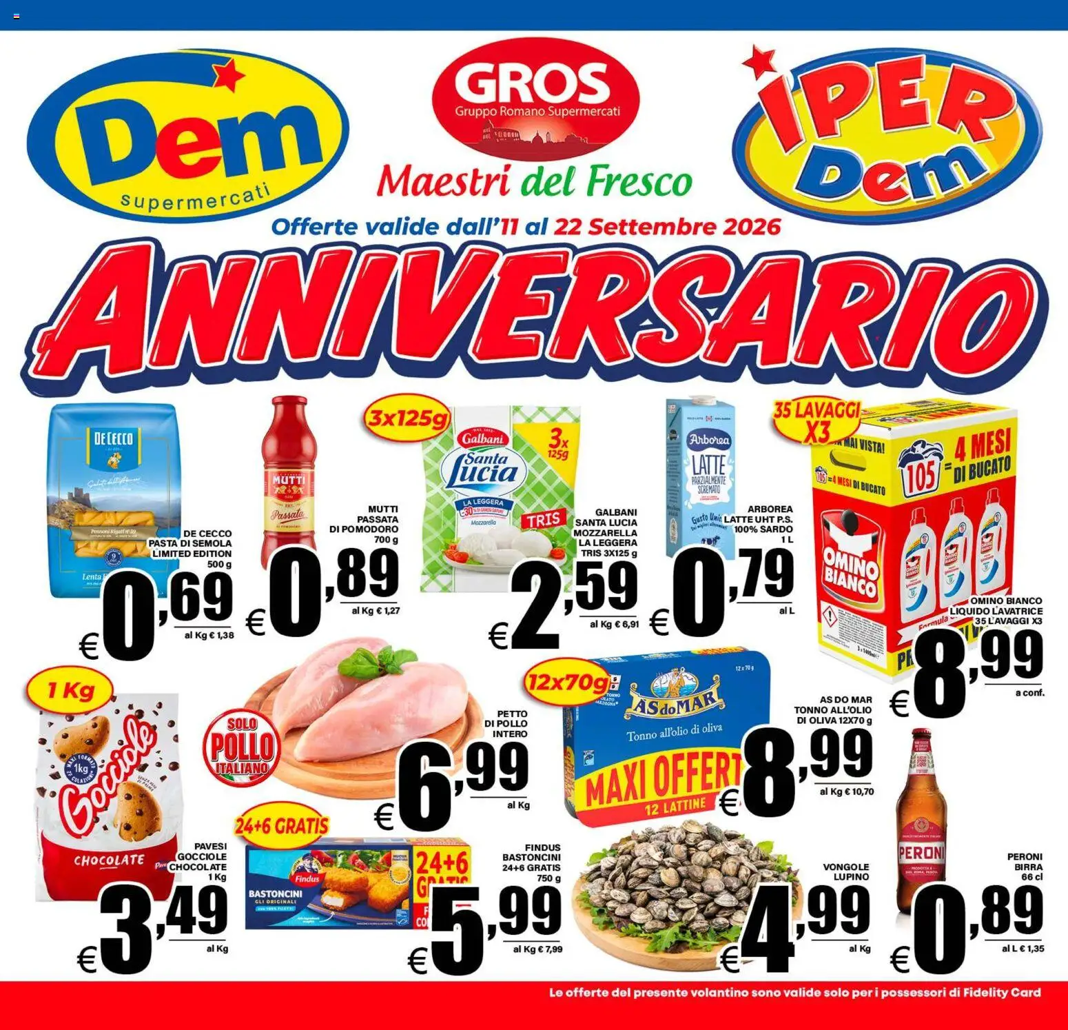 DEM volantino - pagina 1 - valido dal 11/09/2026
