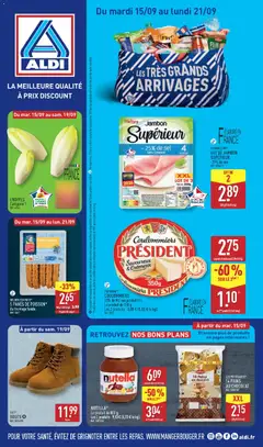 Aperçu Aldi catalogue valable à partir du 15/09/2026