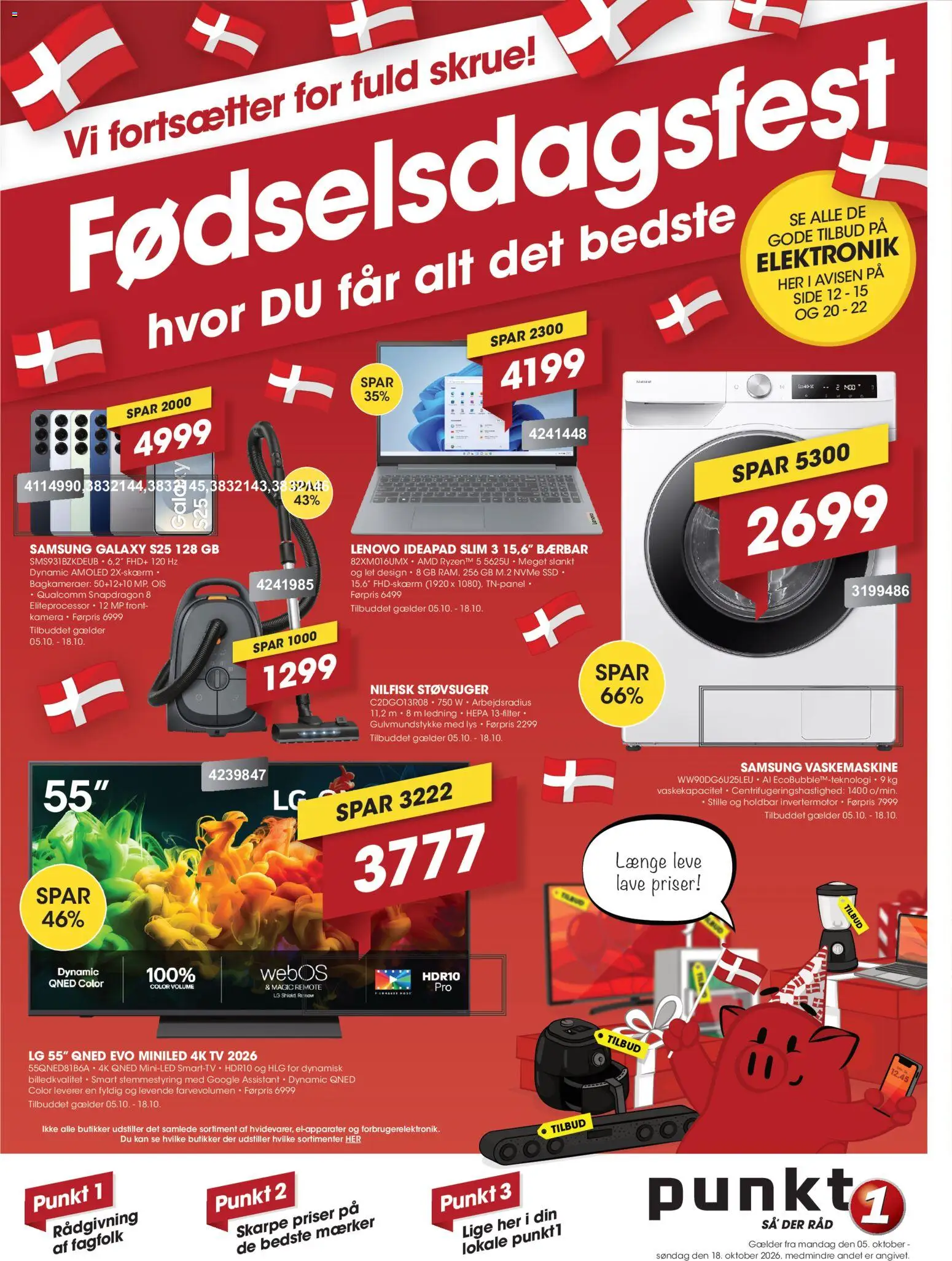 Punkt1 - Tilbudsavis - side 1- gyldig fra 05/10/2026