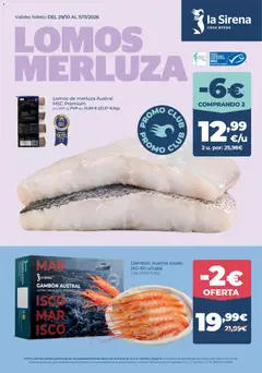 Vista previa del folleto La Sirena folleto válido desde 29/10/2026
