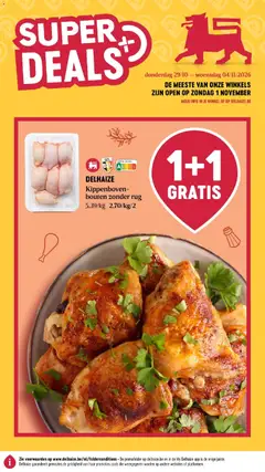 Delhaize folder geldig vanaf 29/10/2026