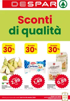 Anteprima Despar volantino valida dal 15/10/2026