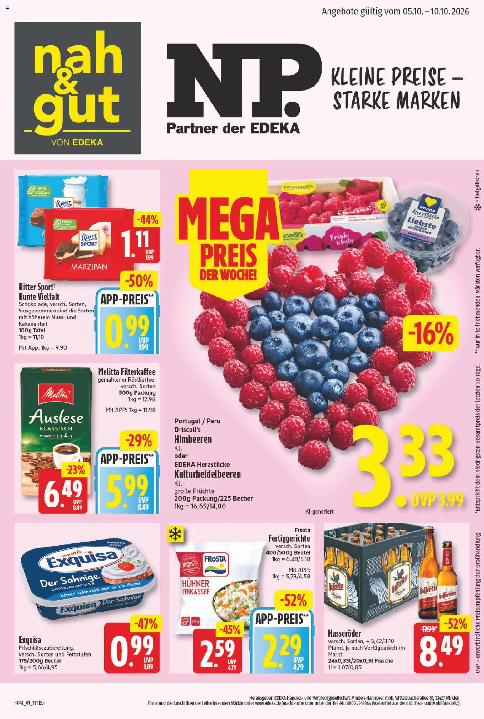 NP Discount Prospekt - Seite 1 - gültig ab 05.10.2026