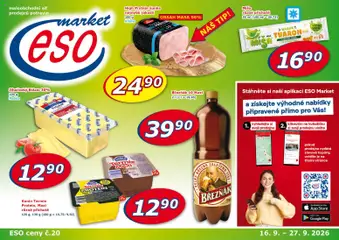 Náhled Eso market leták platný od 16.09.2026