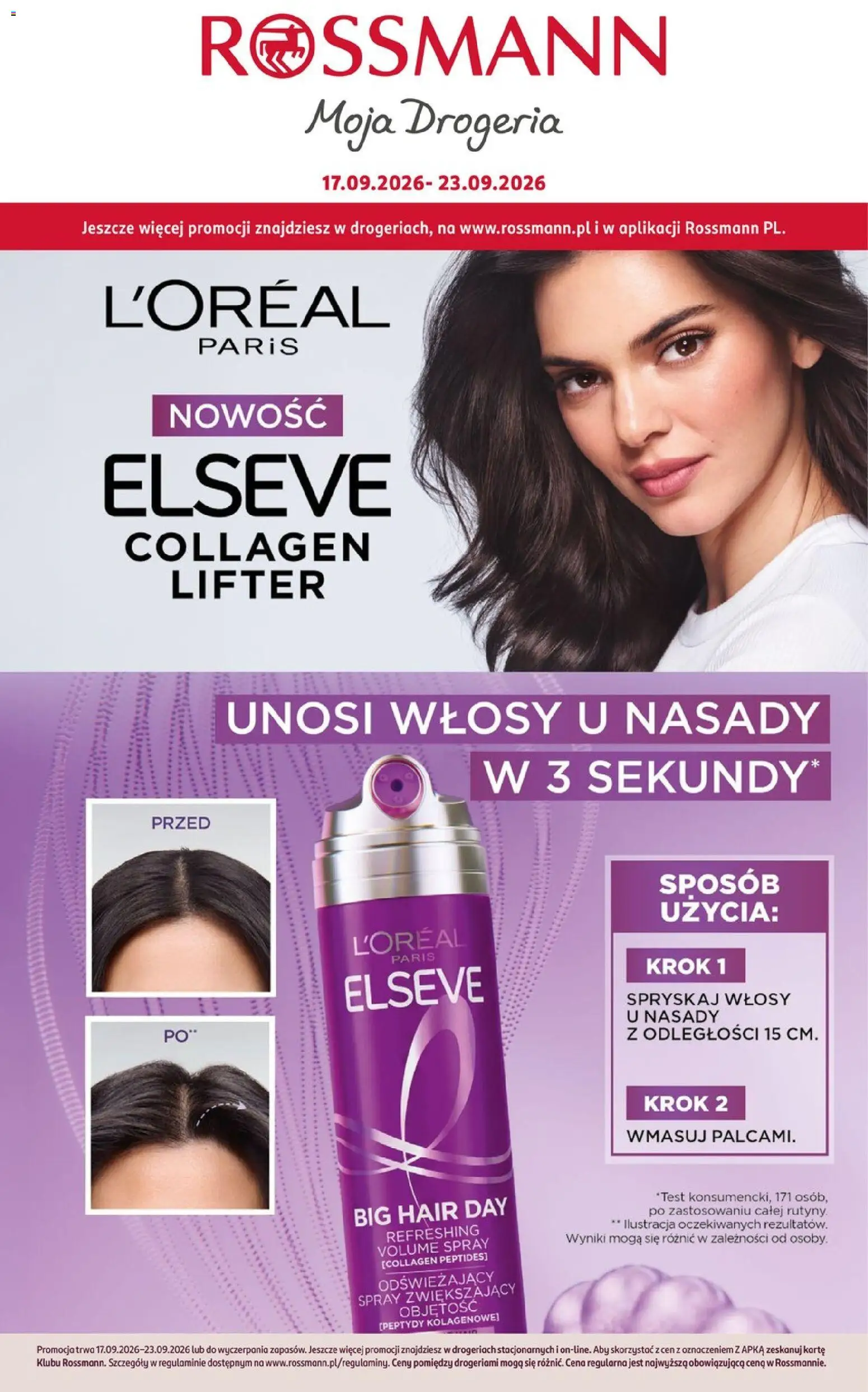 Rossmann gazetka - strona 1- ważny od 17.09.2026