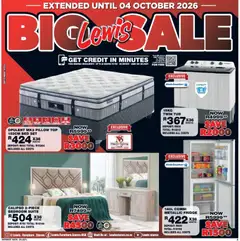 Preview Lewis Stores Specials valid from 28/09/2026