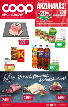 Előnézet COOP akciós újság érvényes 2026.10.08.-tól